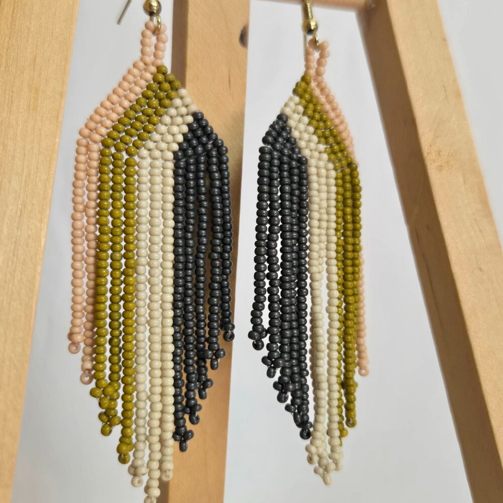 Symmetrical Beaded Earrings